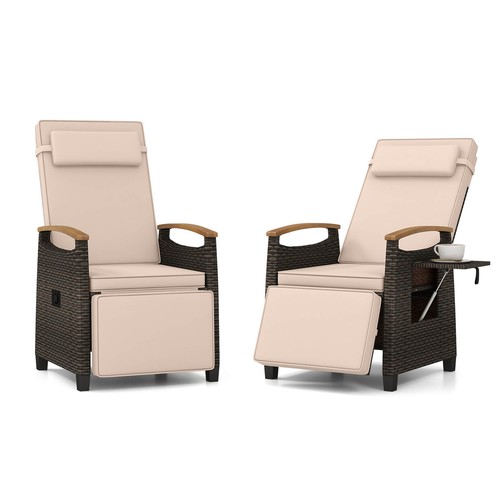 2pcs patio wicker - 2pcs,