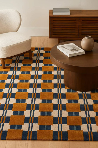 Retro checkered area - retro,
