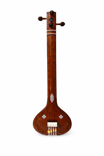 Handmade tunwood flat tanpura - tunwood,