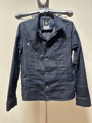 Star raw arc denim jacket - denim,