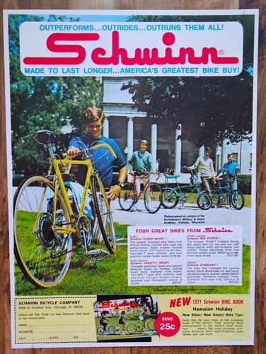 Vintage 1971 schwinn stingray - 1971,