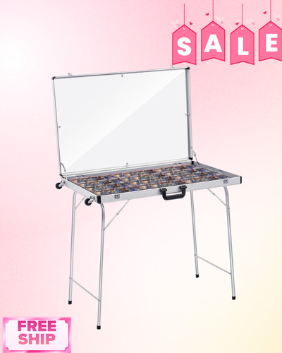 New aluminum display case - new,
