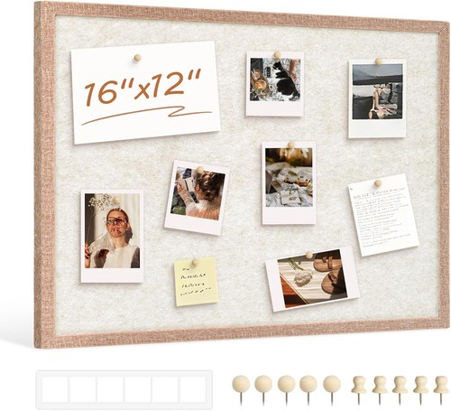 X12 beige felt - framed, cork