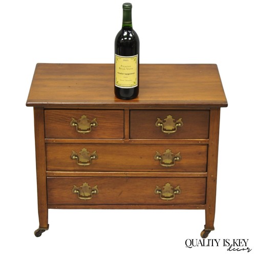 Antique walnut miniature - antique,