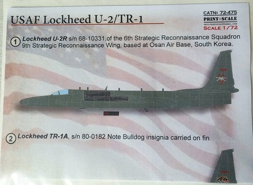 Print scale usaf lockheed - print, 1/72