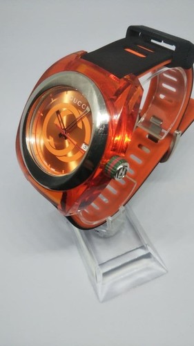 Gucci sync orange black quartz - gucci,