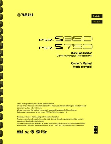Yamaha psr s750 - yamaha, psr-s950