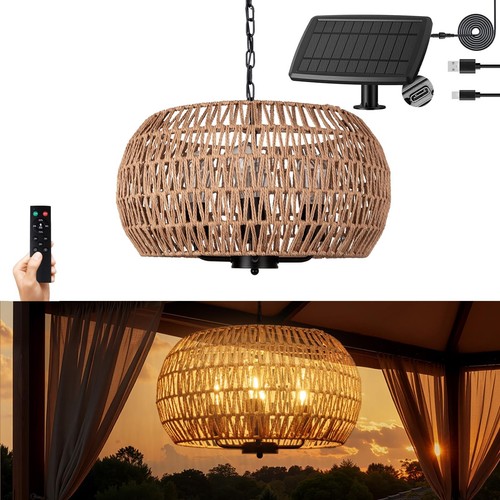 Outdoor solar chandelier - outdoor,