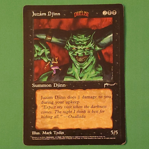 Mtg juzam djinn english - juzam,