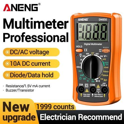 Lcd digital multimeter dc - lcd,