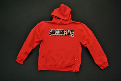 Vtg sdsu hoodie sweatshirt - vtg,