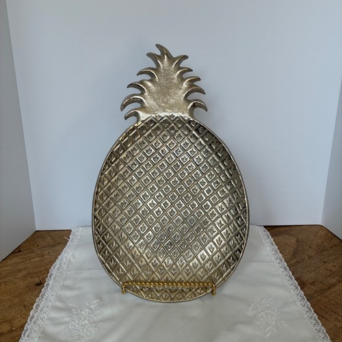 Silver pineapple serving tray - serving,