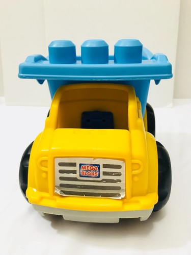 Mega bloks dump truck yellow - dump,