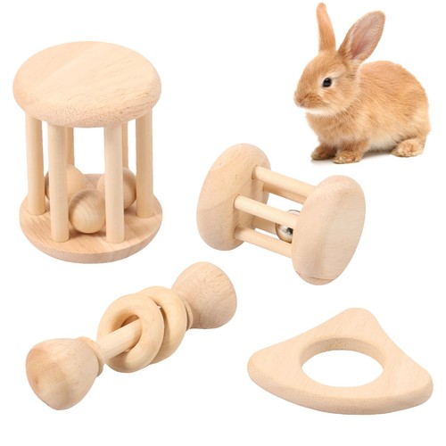 Ktzctpca 4pcs bunny chew toy - 4pcs,