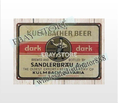 Kulmbacher beer darkpub - beer, cafe