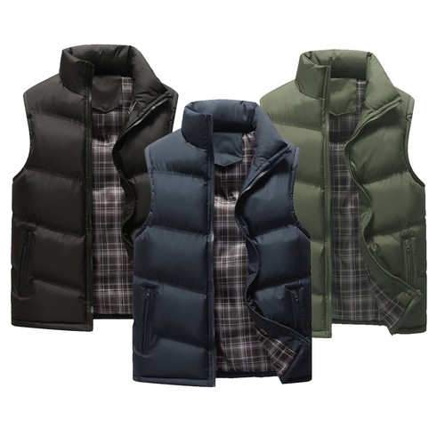 Men quilted padded - padded, vest