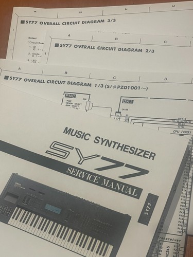 Yamaha music synthesizer sy77 - yamaha,