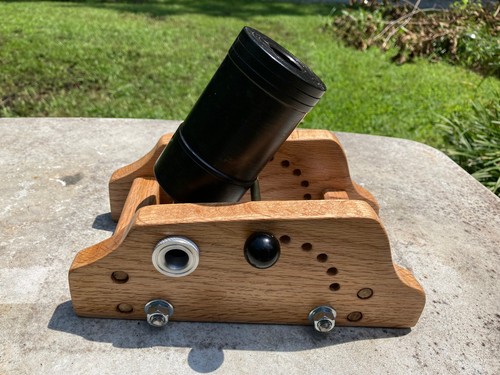 Black powder signal cannon - black,