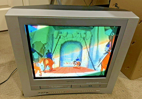 Toshiba flat crt tv - flat, dvd