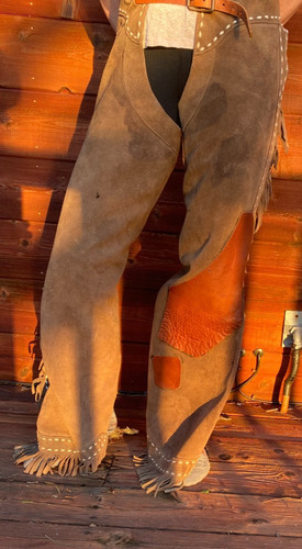 Woman western cowboy chap - western,
