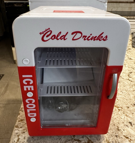 Vintage mini fridge portable - vintage,