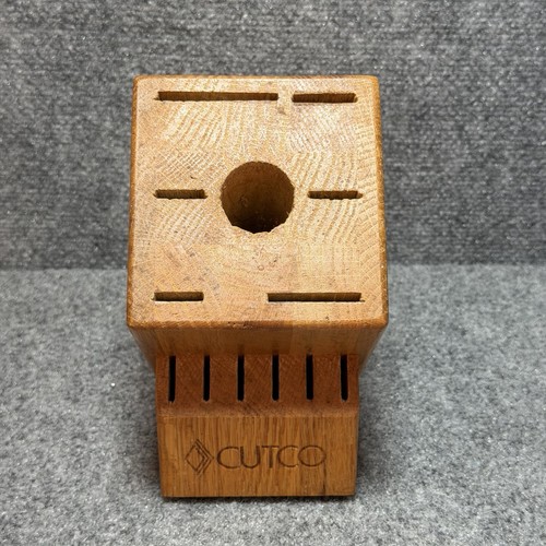 Cutco slot wood knife block - 13-slot,