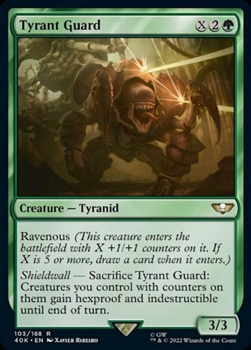 Tyrant guard near - guard, mint