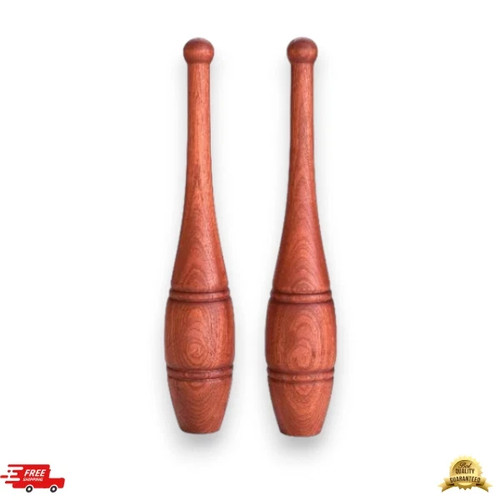 Wooden indian clubs - clubs, mugdar