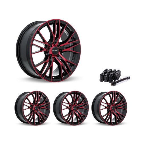 5x112 set rims red - of,