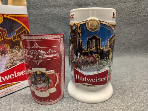 2020 budweiser holiday - budweiser, stein