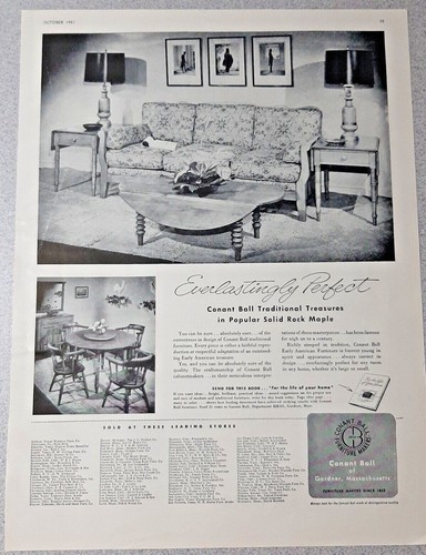 1951 conant ball furniture - conant,