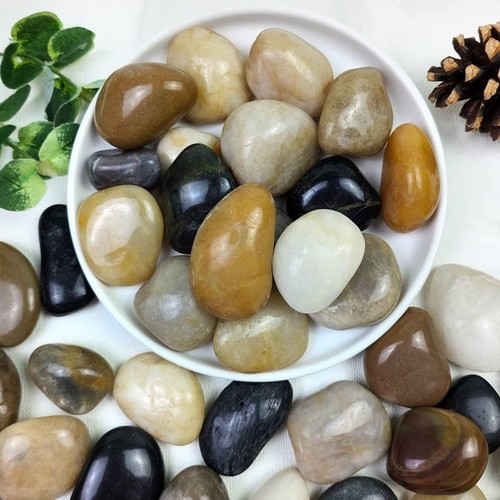 Natural river pebbles - natural,