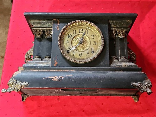 Antique ingraham keywind - ingraham, chime