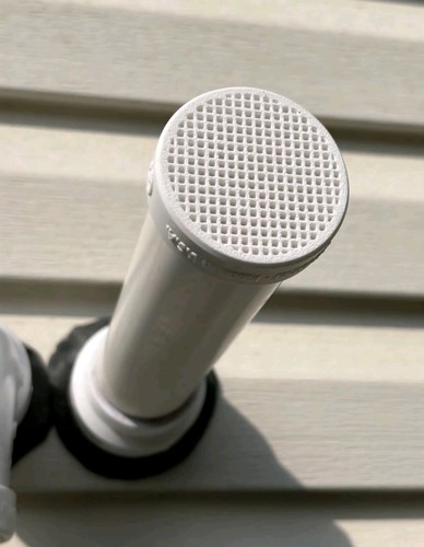 Pvc vent cap - 1/2", 0.84