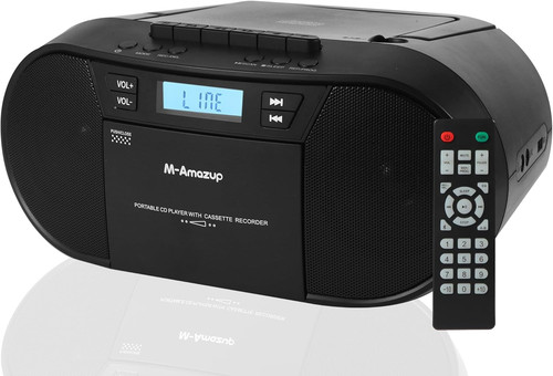 Boombox player portable - cd,