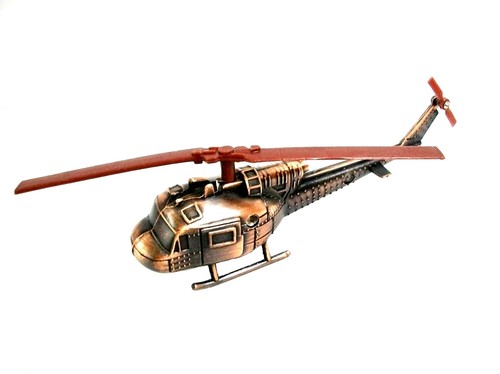 Huey helicopter die - die, cast