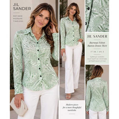 Jil sander mint - jil, burnout
