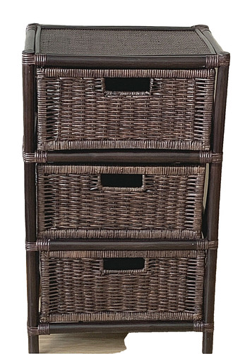 Chest with drawers dark - with,