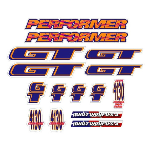 1994 bmx performer - performer, decal