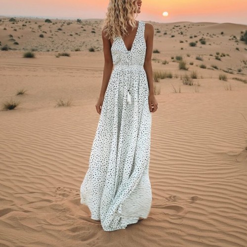 Women sleeveless polka - women,