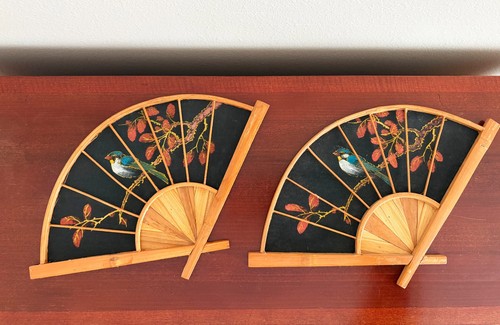 Pair asian oriental - pair, wall