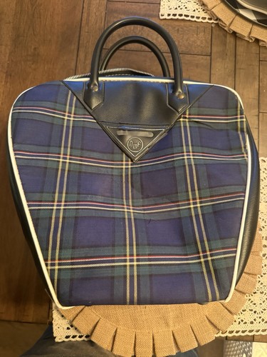 Vintage 1970s amf - plaid, tartan