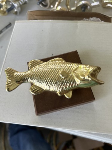 Vintage brass gold - gold, large