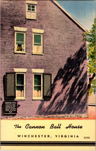 Winchester postcard cannon - va,