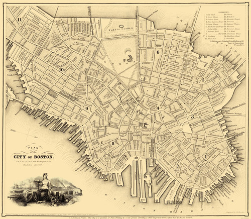 Historic city map - city,