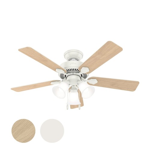 Hunter fan inch fresh white - 44,