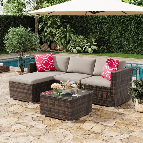 Outdoor patio sectional sofa - patio,