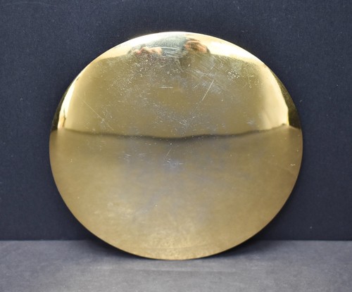 Antique sterling silver disk - antique,