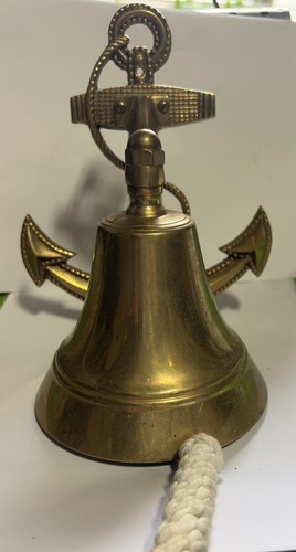 Brass ship bell nautical - bell,