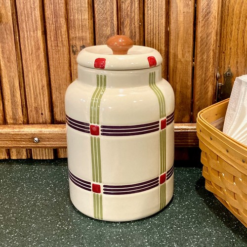 Longaberger basket canister - canister, 8"